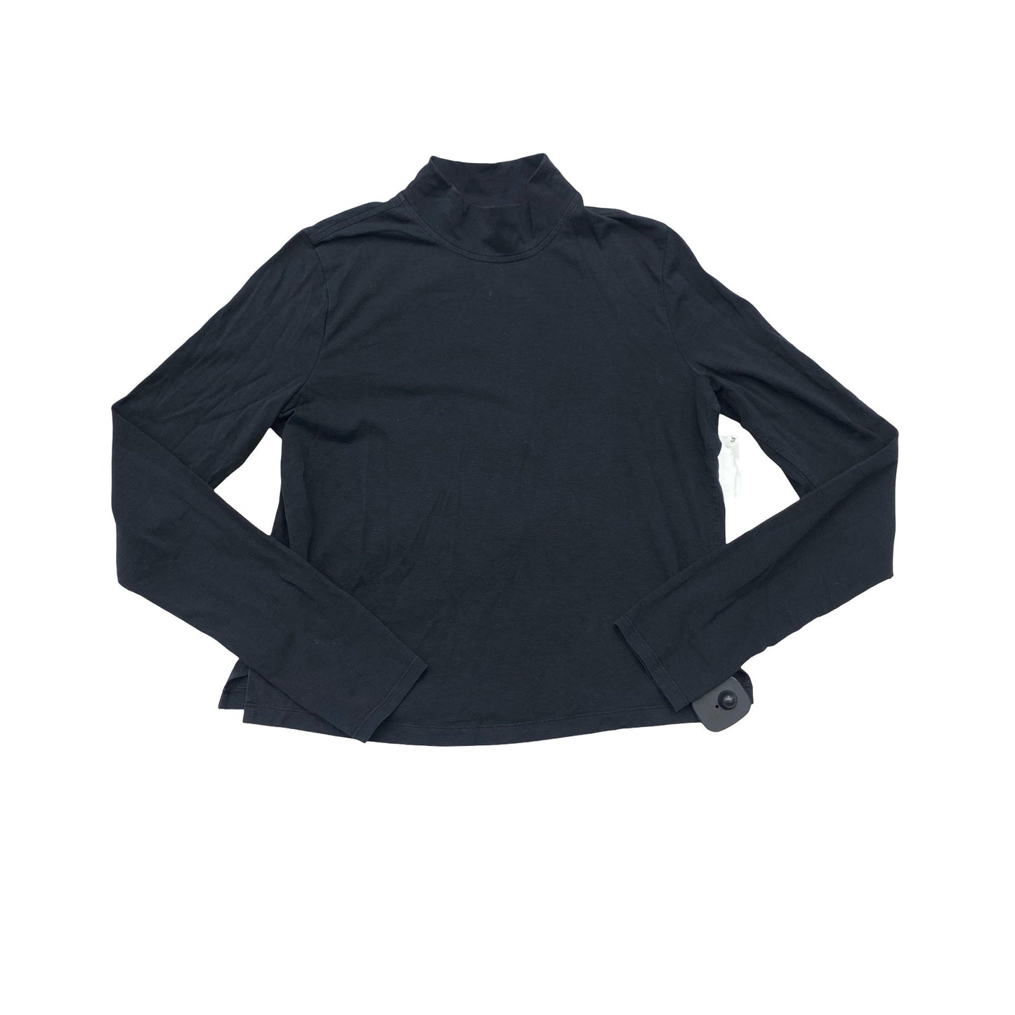 Athletic Top Ls Collar By Lululemon In Black, Size:S
