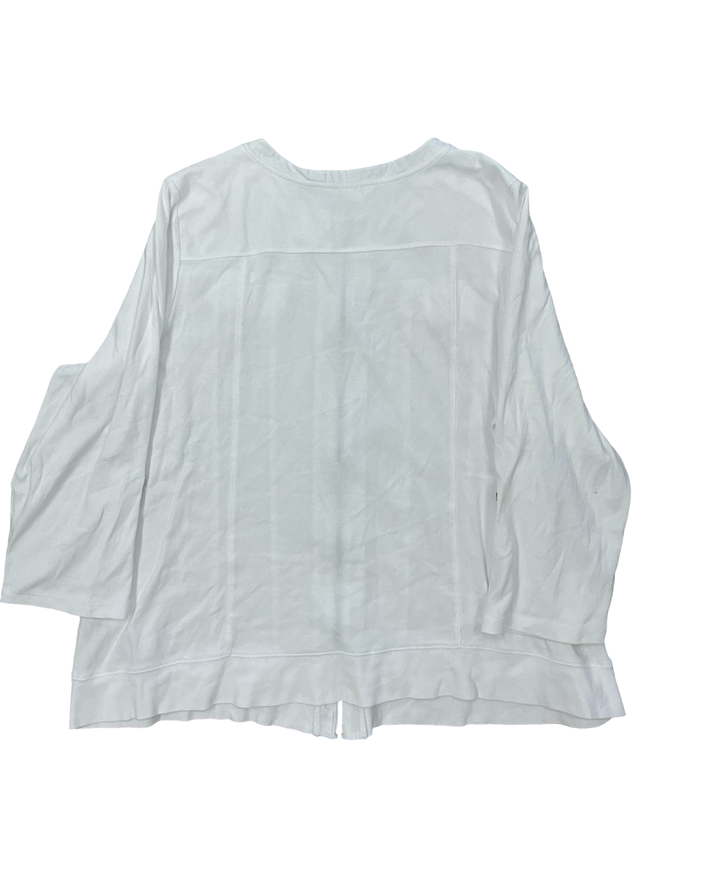 Jacket Other By Cj Banks In White, Size:2X