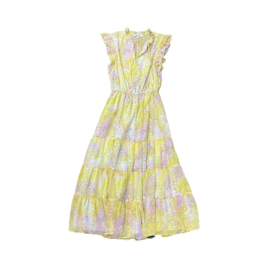Dress Casual Maxi By Bb Dakota In Purple & Yellow, Size:Xs