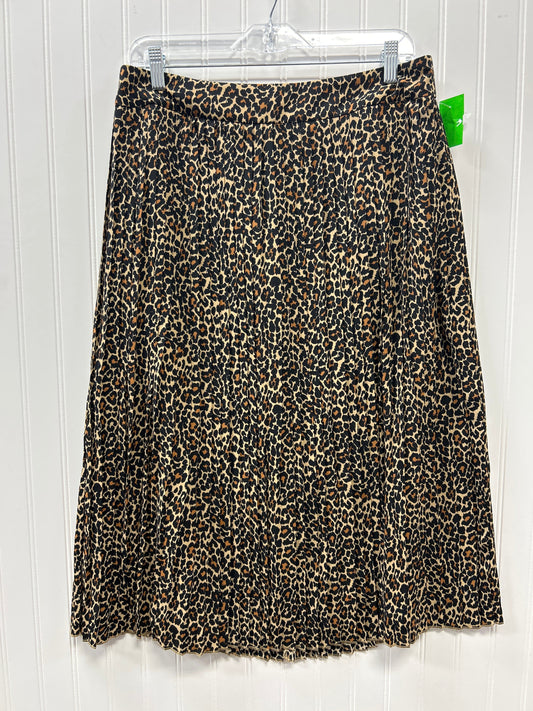 Skirt Maxi By J. Crew In Leopard Print, Size:14