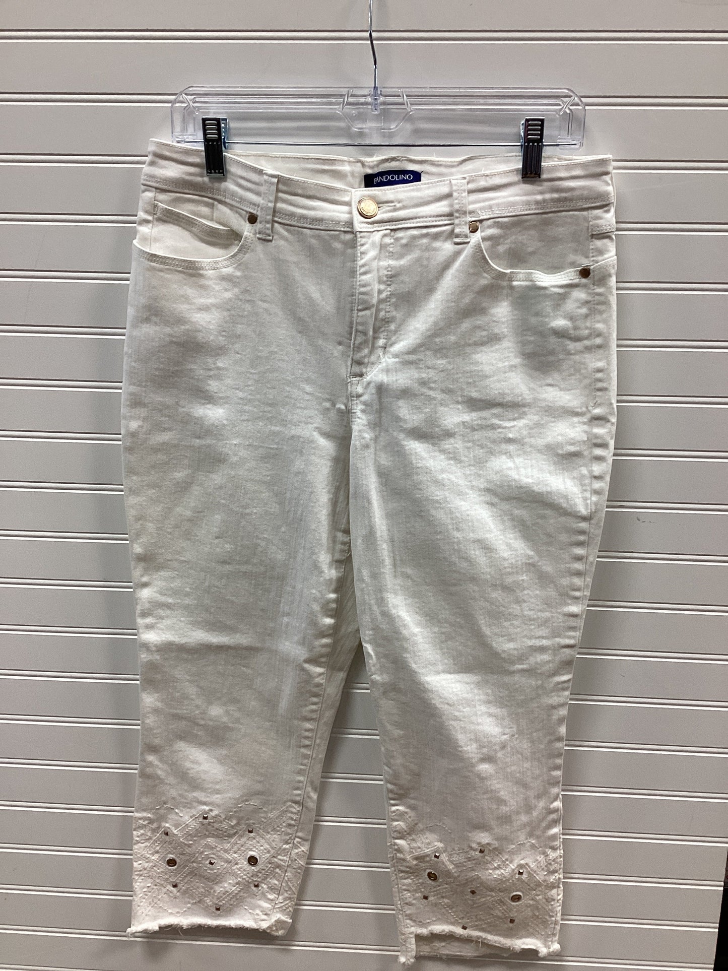 Capris By Bandolino In White, Size:10