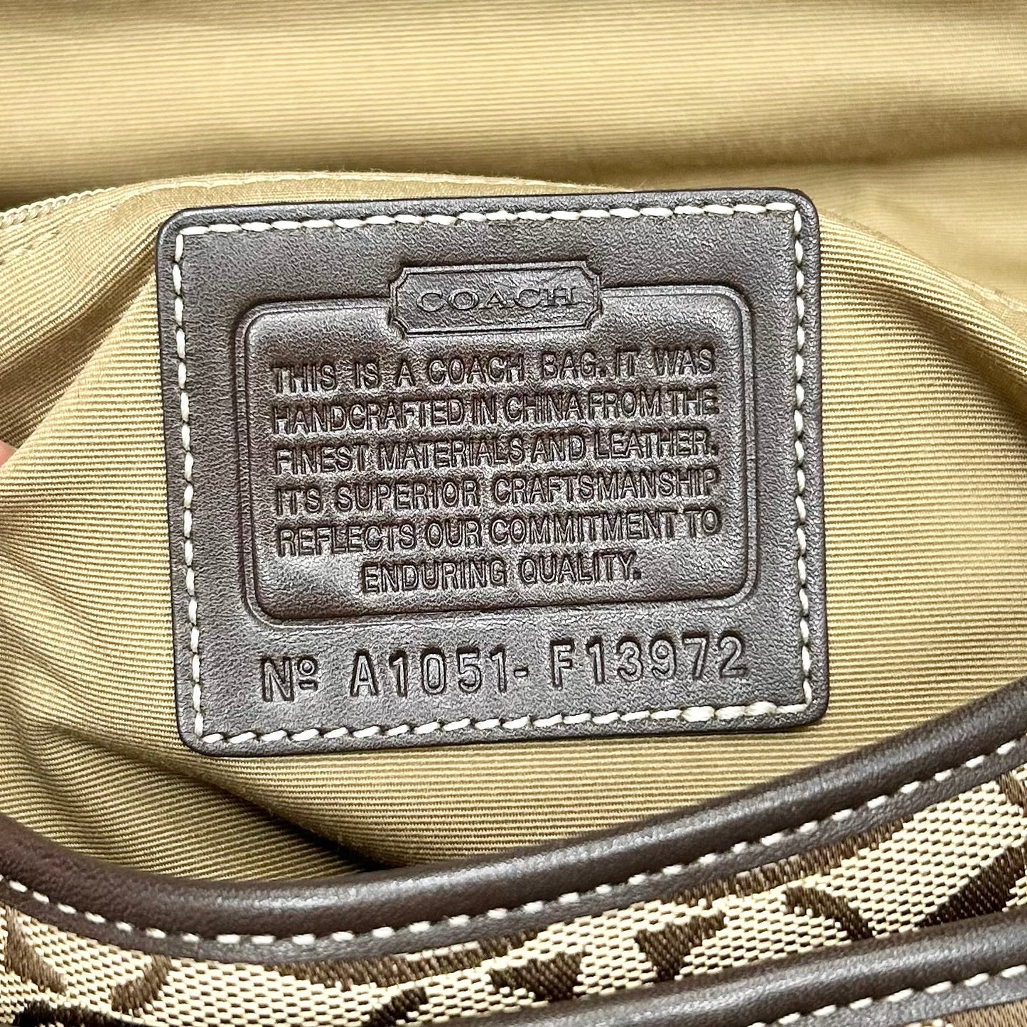 Crossbody Designer By Coach, Size: Medium