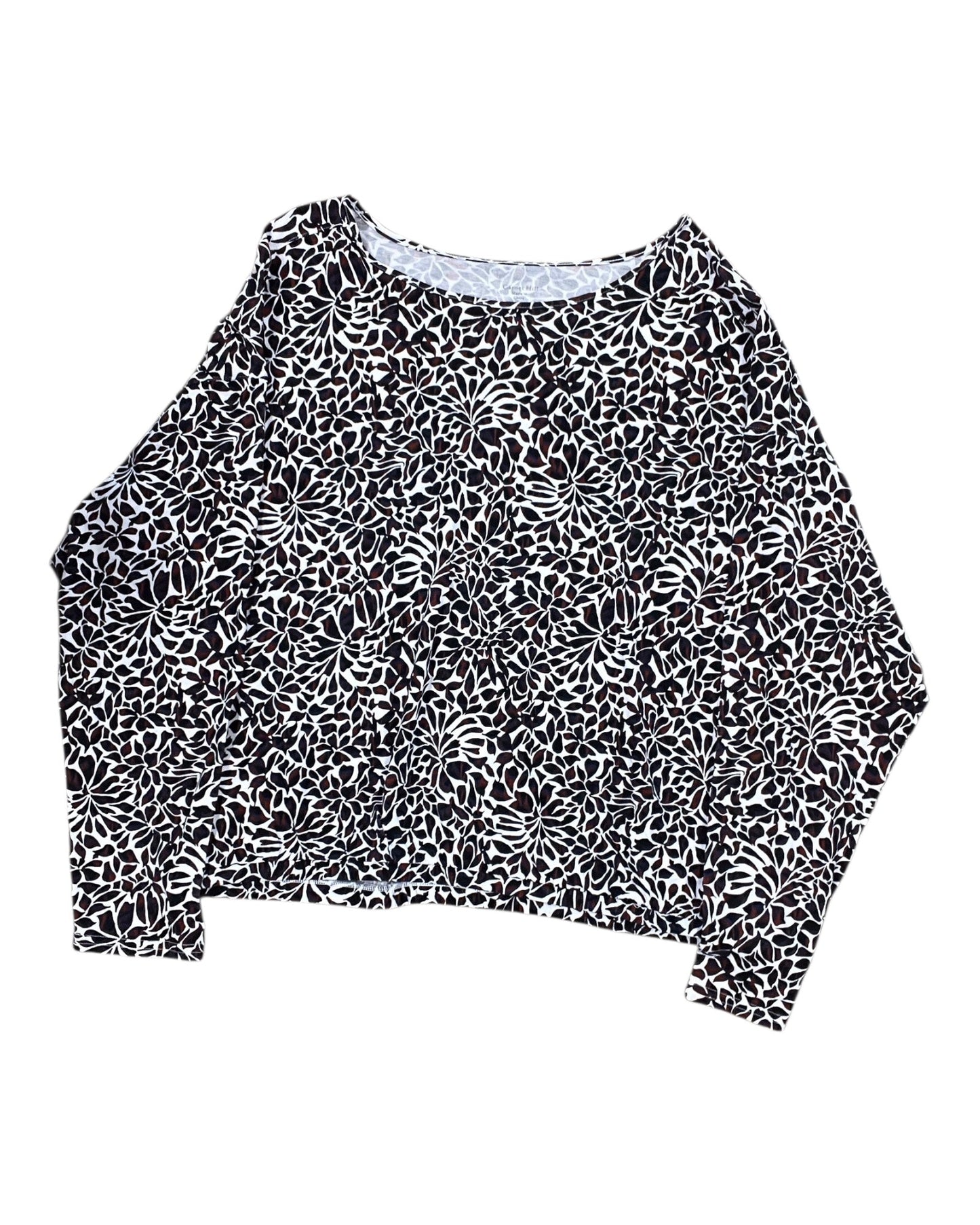 Top Ls By Garnet Hill In Maroon, Size:L