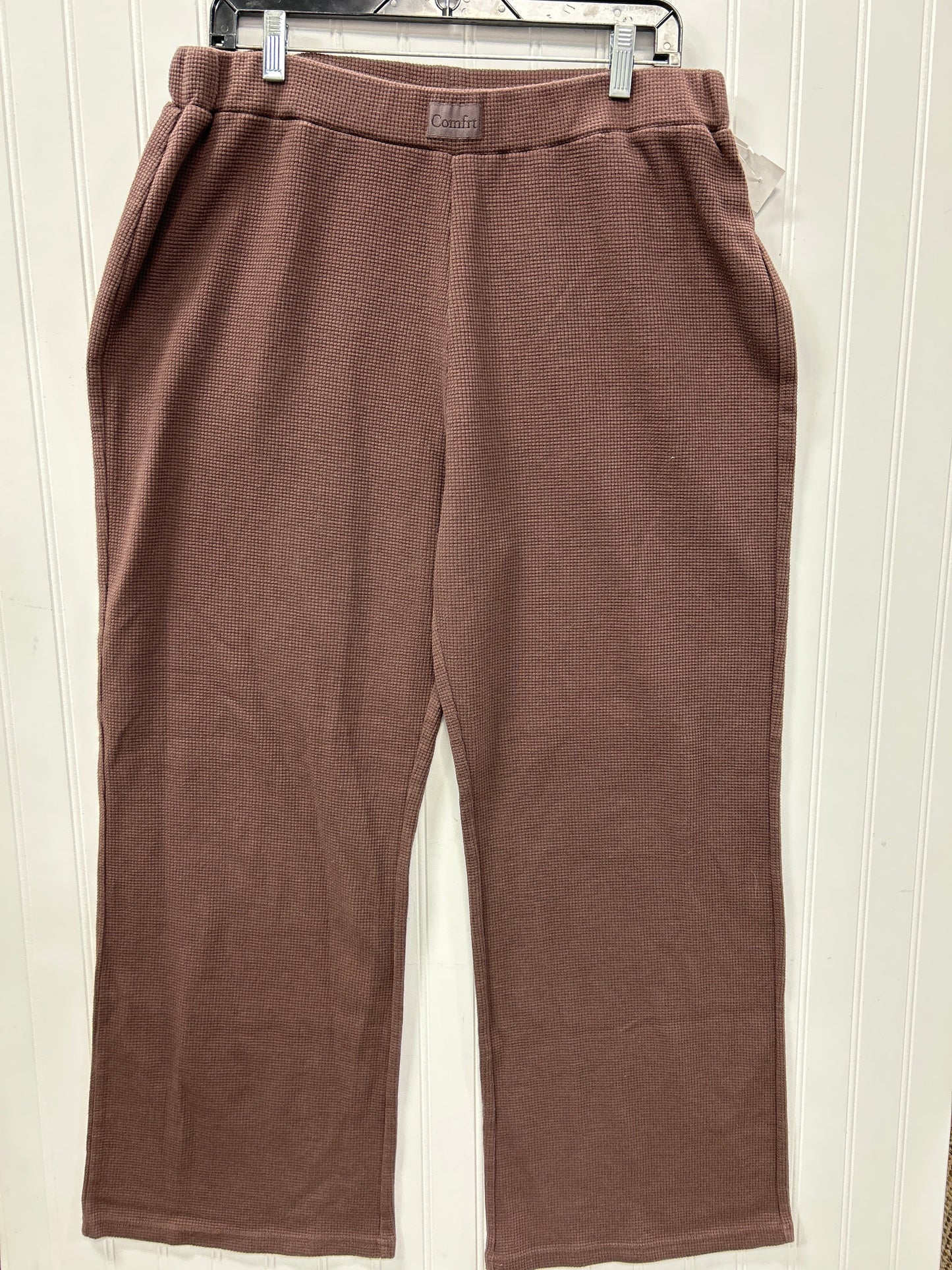 Pants Lounge By Comfrt In Brown, Size:2X