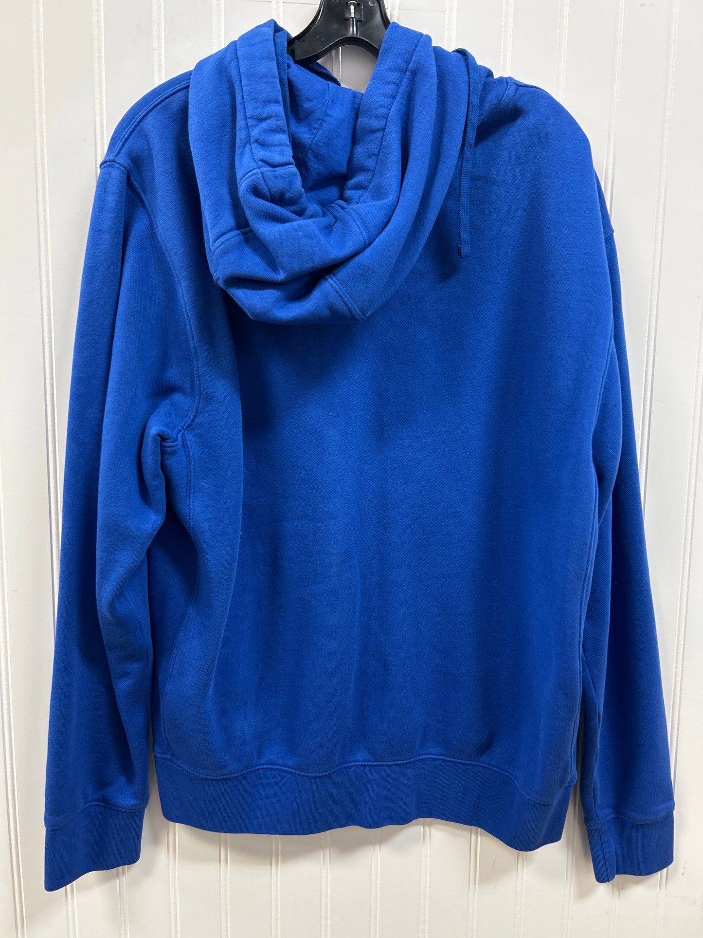 Athletic Sweatshirt Hoodie By Nike Apparel In Blue, Size:M