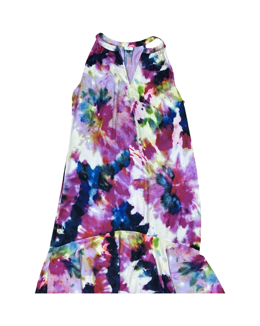 Dress Casual Midi By Cabi In Pink & Purple, Size:M