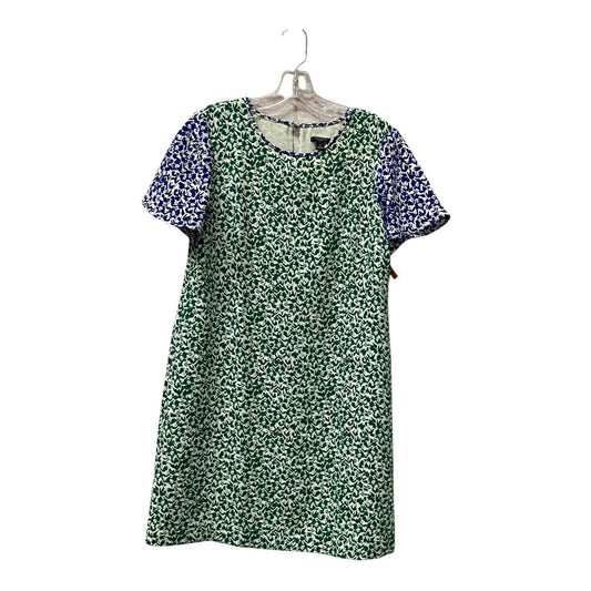 Dress Casual Short By Ann Taylor In Blue & Green, Size:Mp