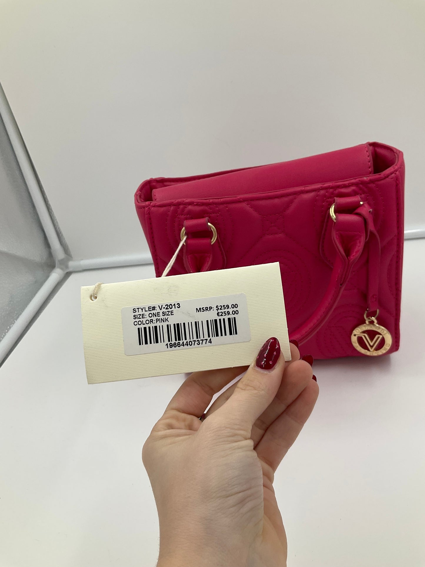 Crossbody Designer By Valentino-Mario In Pink, Size:Small