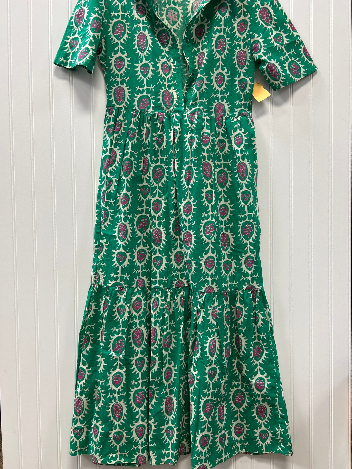Dress Casual Maxi By Cmc In Green, Size:Xs