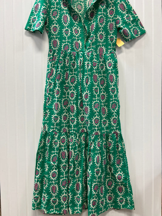 Dress Casual Maxi By Cmc In Green, Size:Xs