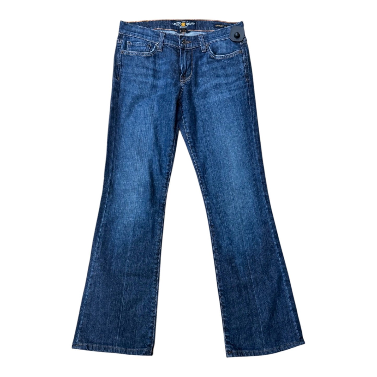 Jeans Boot Cut By Lucky Brand In Blue Denim, Size:2
