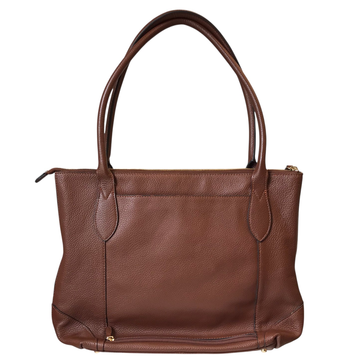 Handbag Leather By Lodis In Brown, Size:Large
