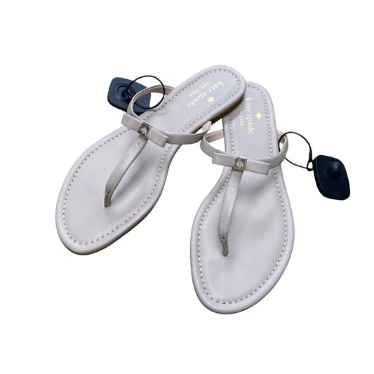 Sandals Designer By Kate Spade In Taupe, Size:8.5