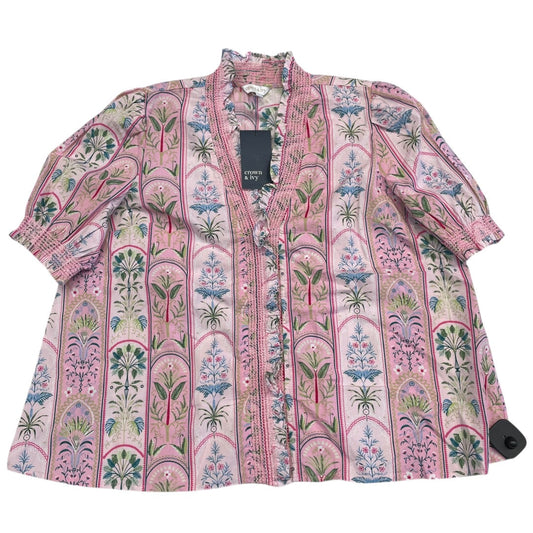 Top Ss By Crown And Ivy In Multi, Size:Xl