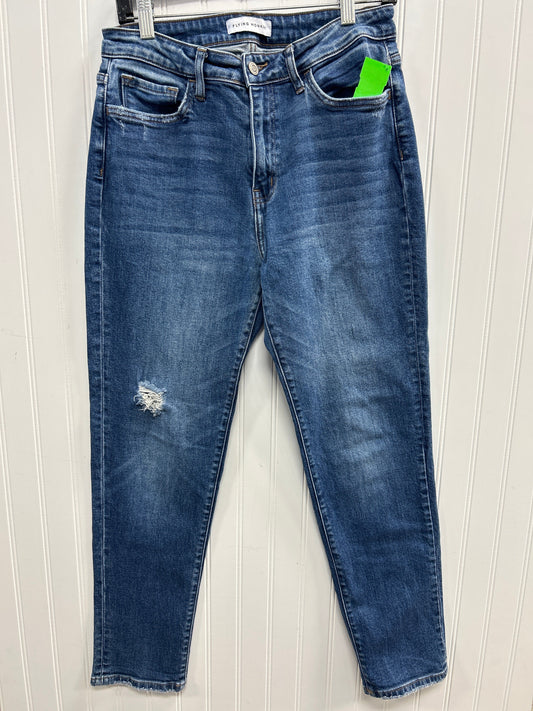 Jeans Straight By Flying Monkey In Blue Denim, Size:6