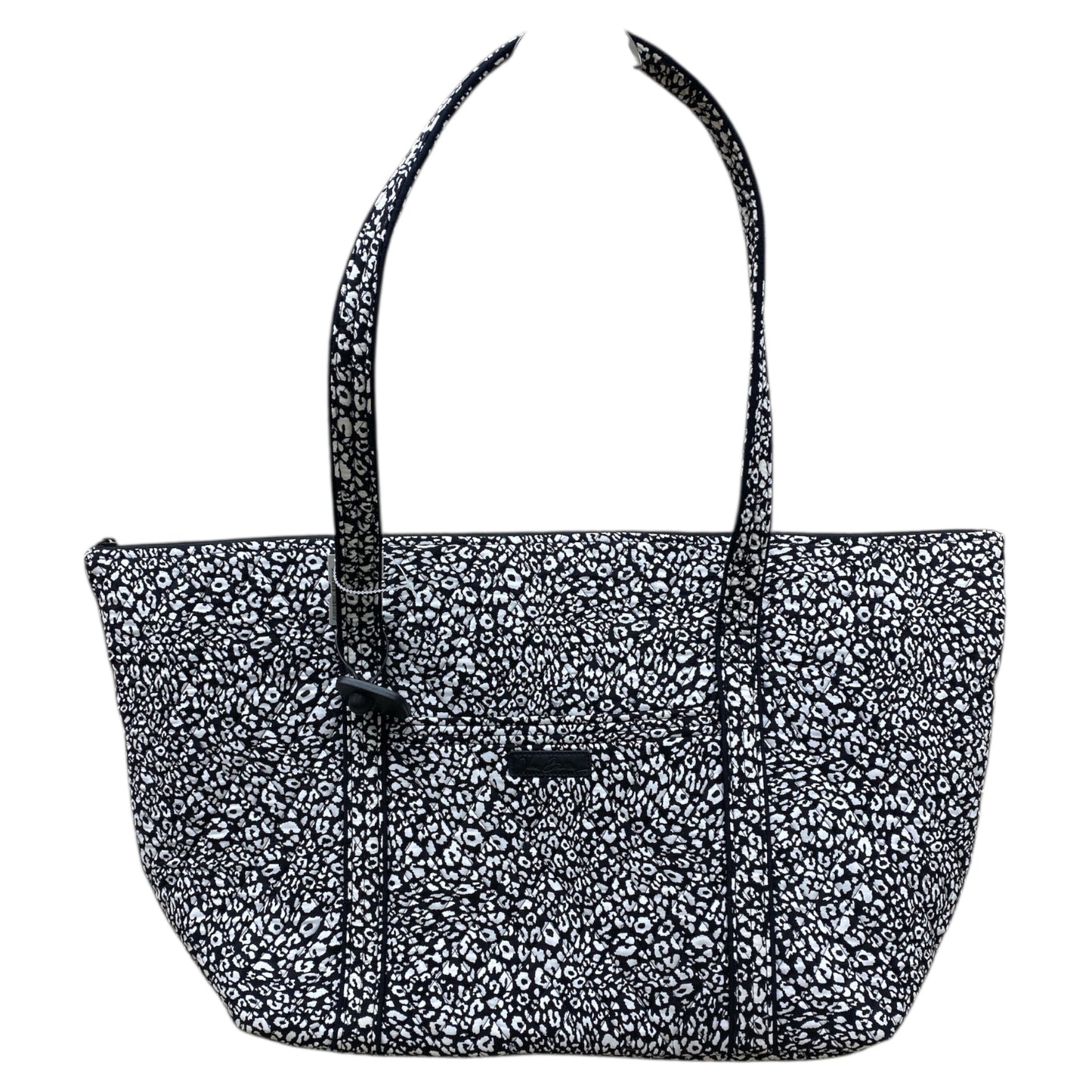 Tote By Vera Bradley In Black & White, Size:Large