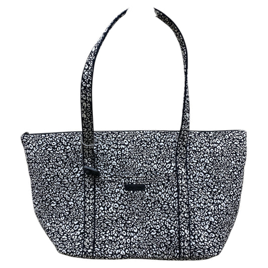Tote By Vera Bradley In Black & White, Size:Large