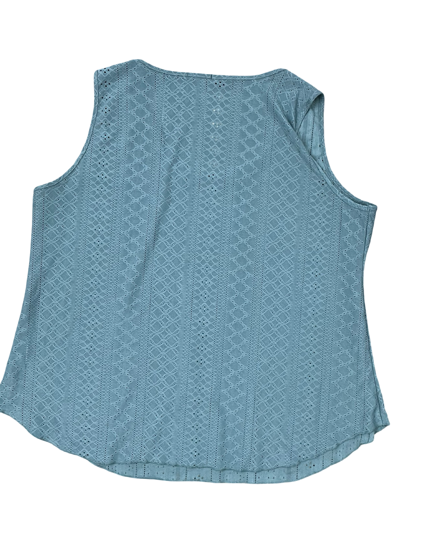 Top Sleeveless By Clothes Mentor In Green, Size:1X