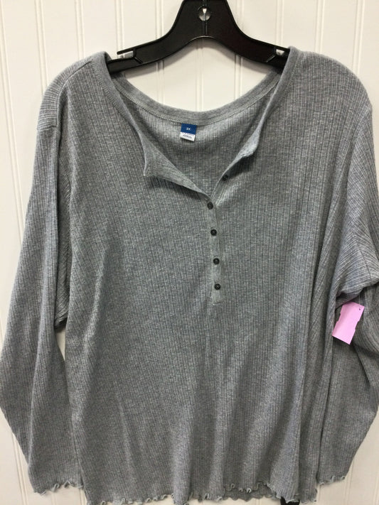 Top Ls By Old Navy In Grey, Size:3X