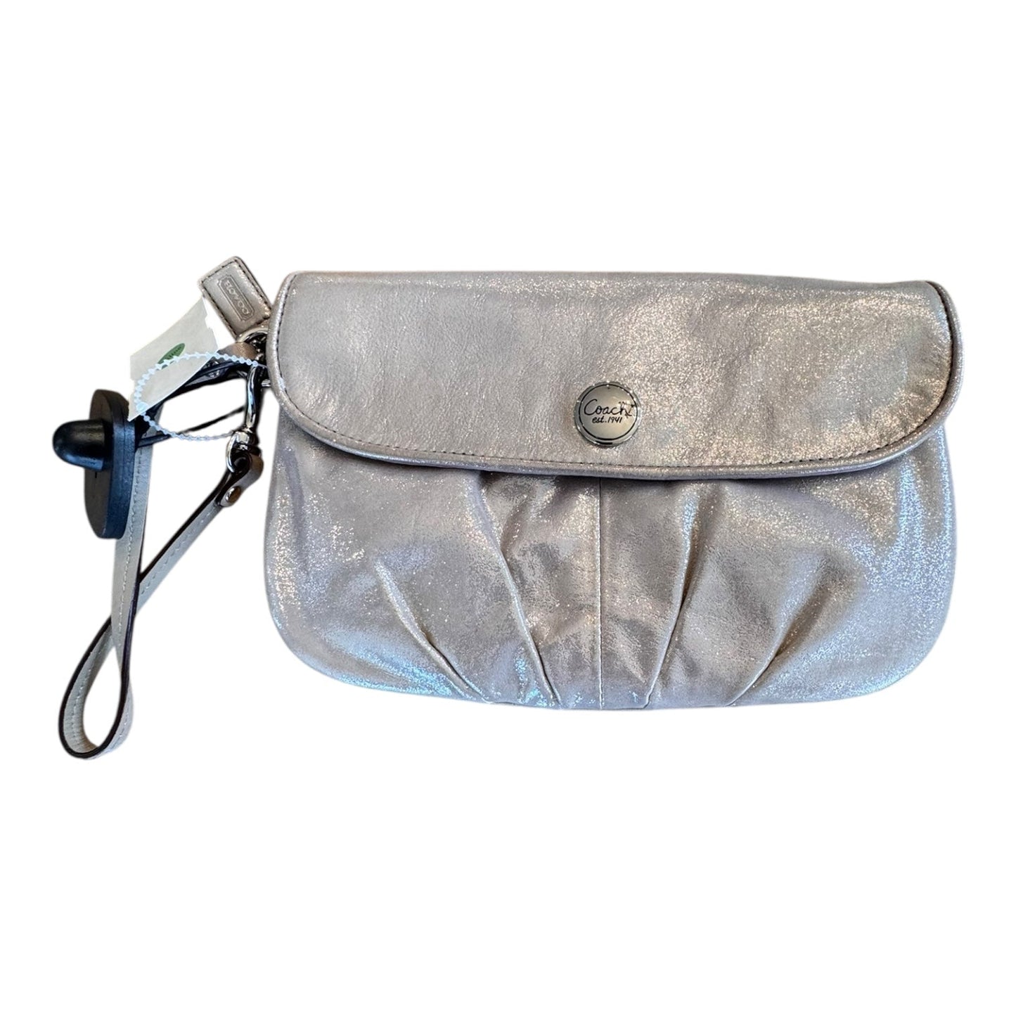 Wristlet Designer By Coach In Gold, Size:Small