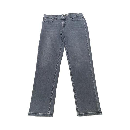 Jeans Boyfriend By Levis In Grey Denim, Size:12