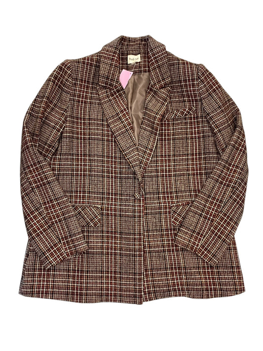 Blazer By Peach Love Cream California In Brown, Size:M