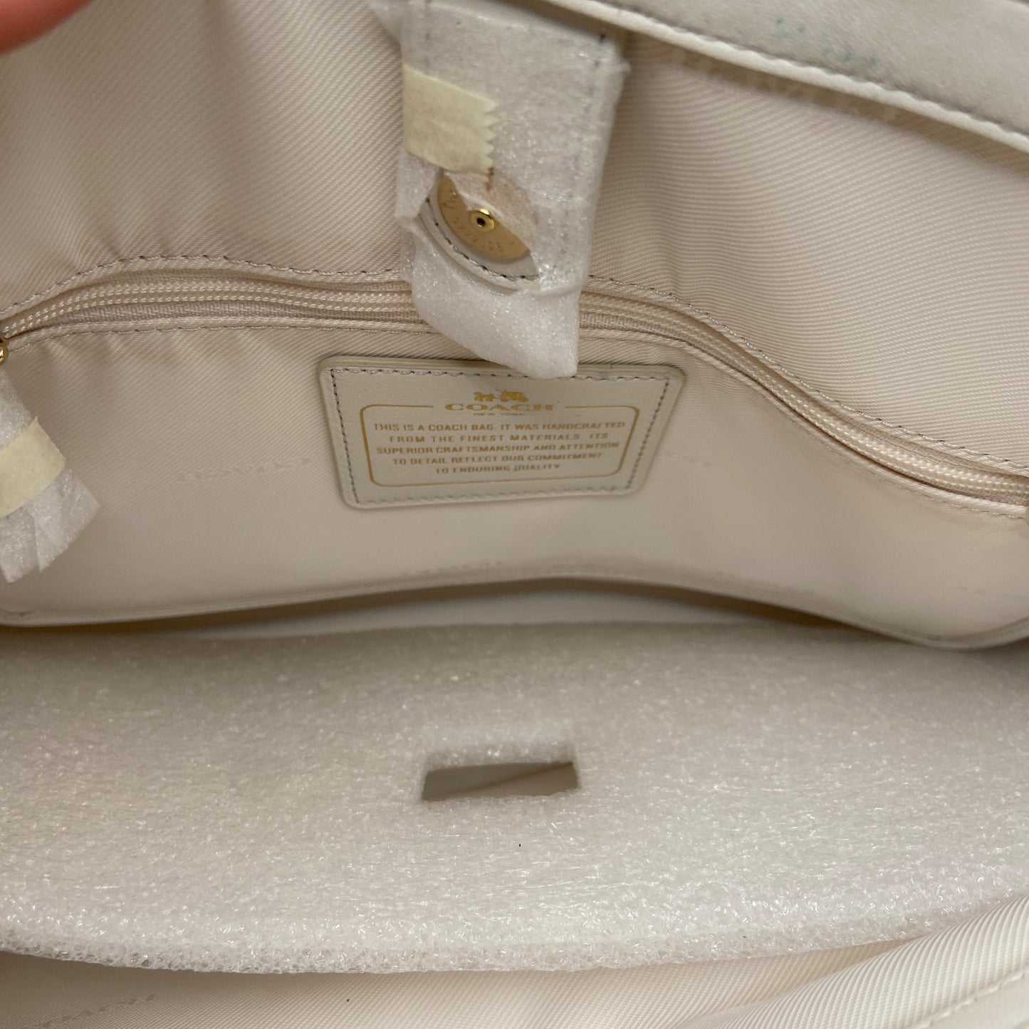 Handbag Designer By Coach, Size: Medium