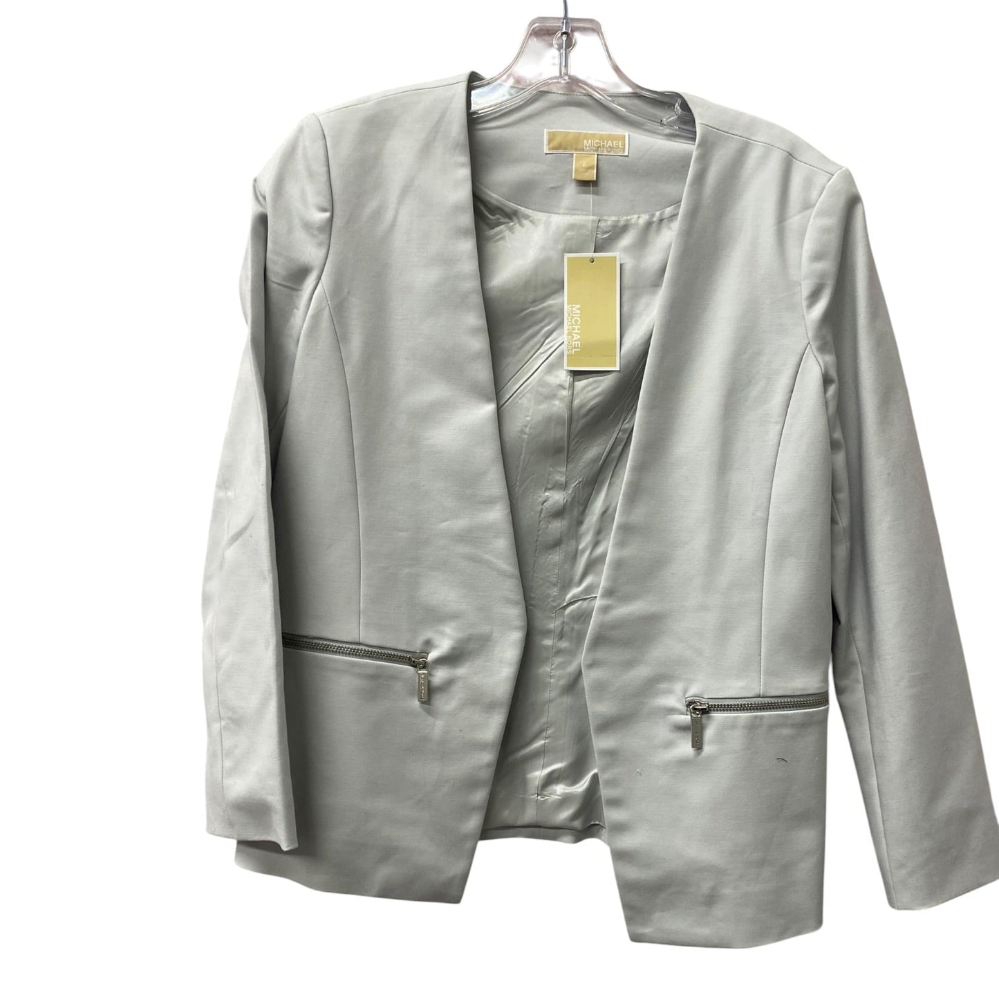 Blazer By Michael By Michael Kors In Grey, Size:S