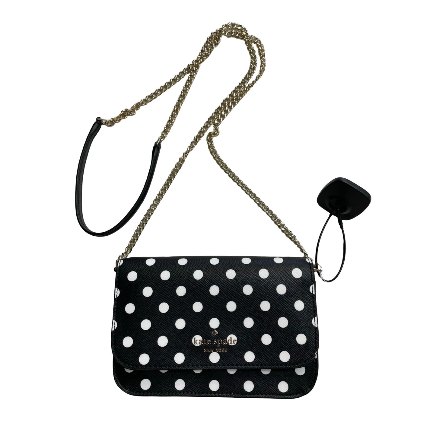 Handbag Designer By Kate Spade In Polkadot Pattern, Size:Small