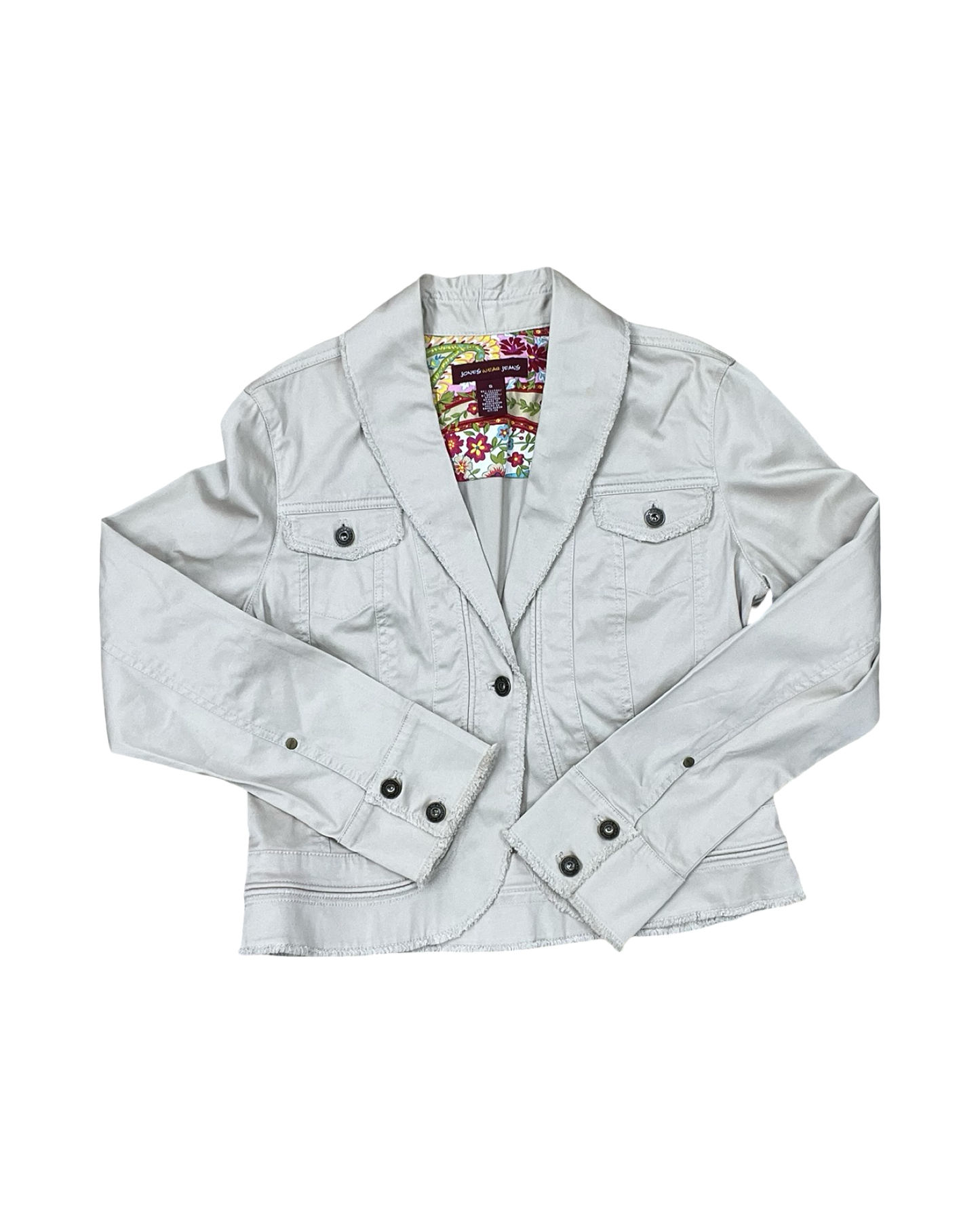Blazer By Jones Wear In Tan, Size:S