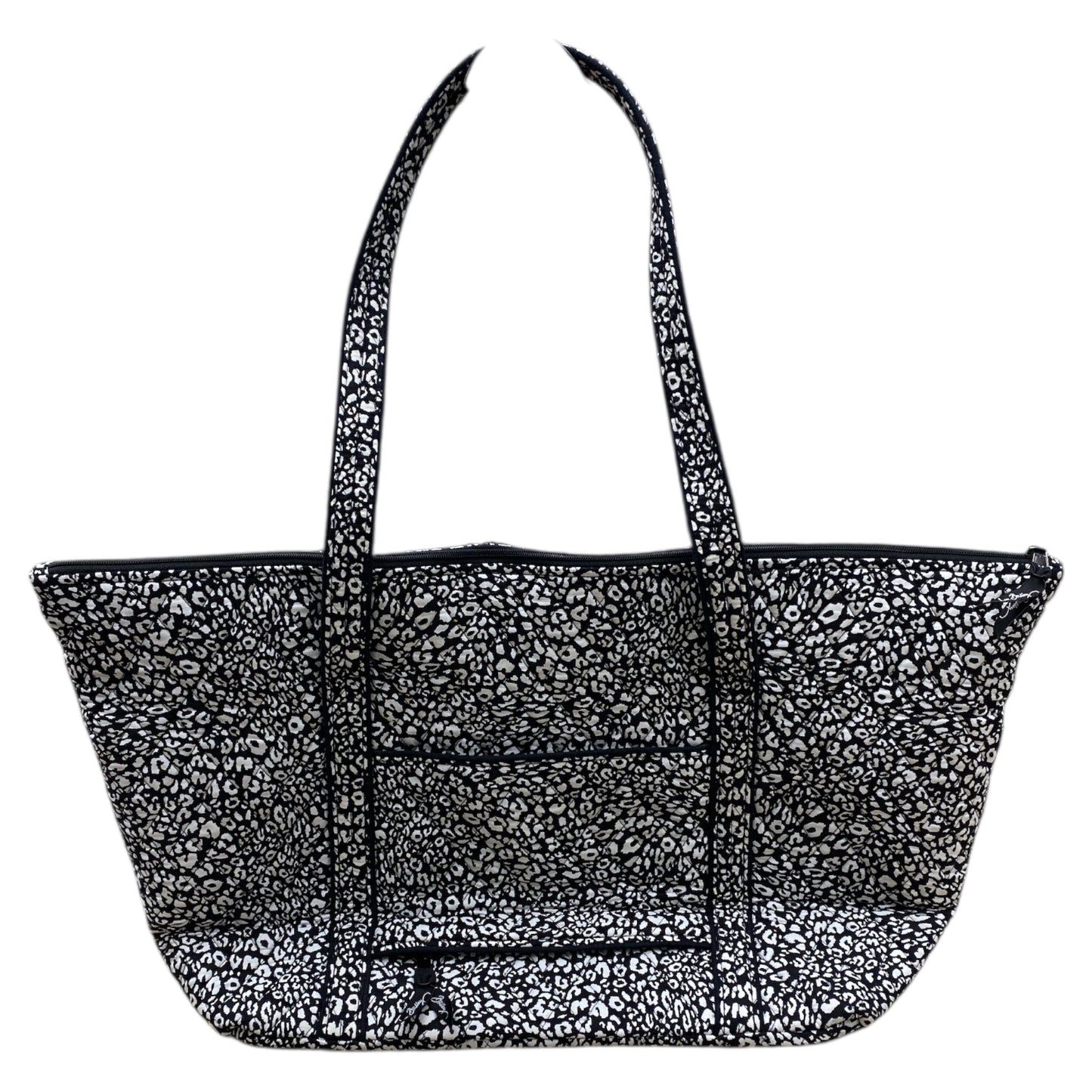 Tote By Vera Bradley In Black & White, Size:Large