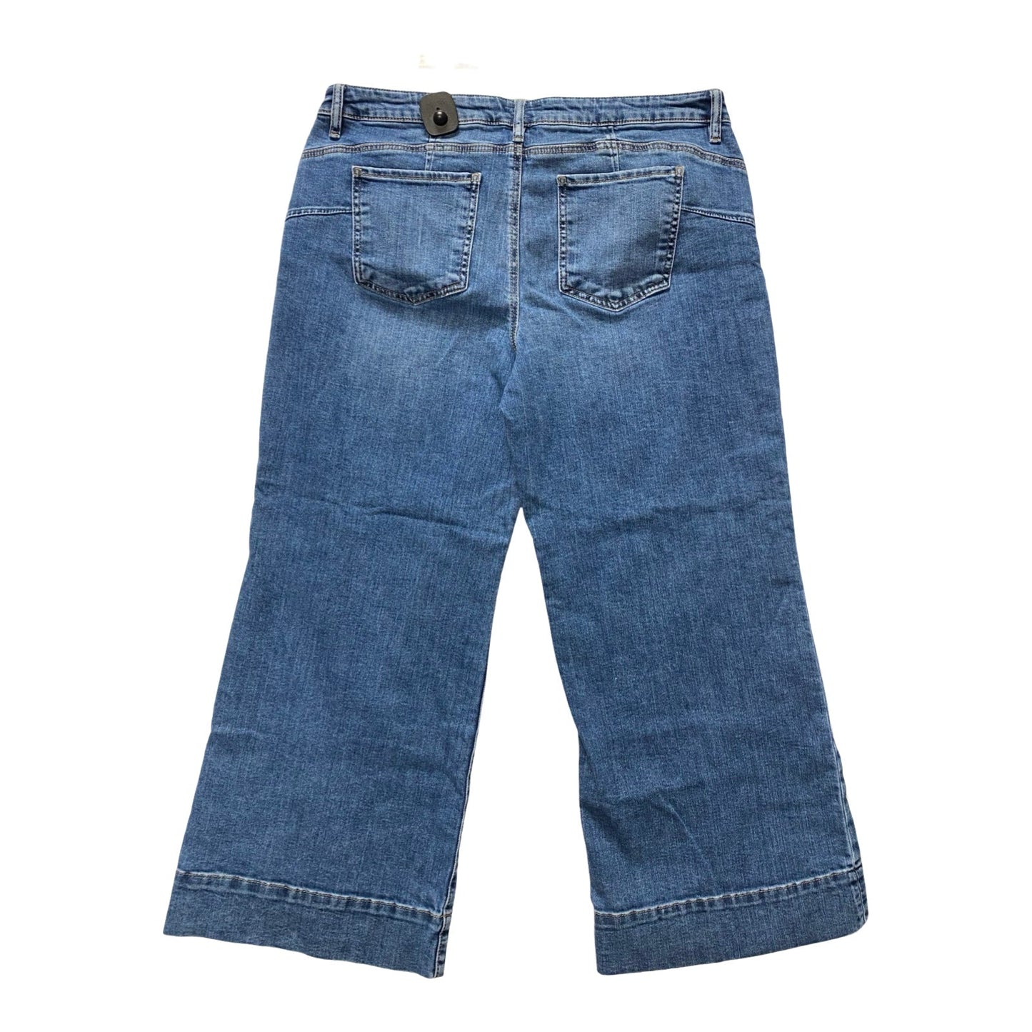 Jeans Wide Leg By Kut In Blue Denim, Size:16