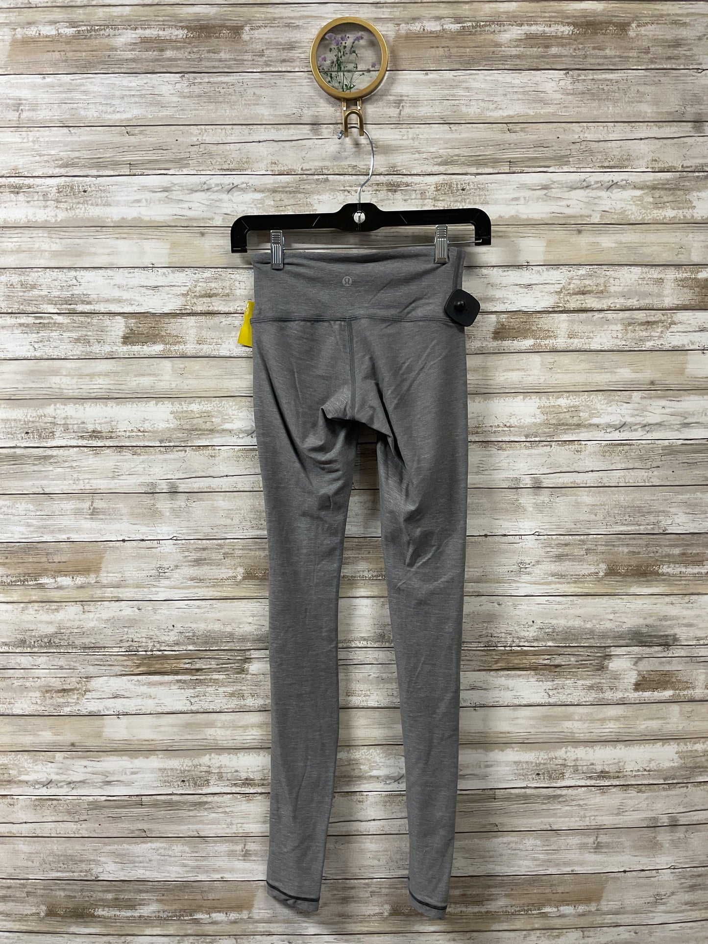 Athletic Leggings By Lululemon In Grey, Size:2
