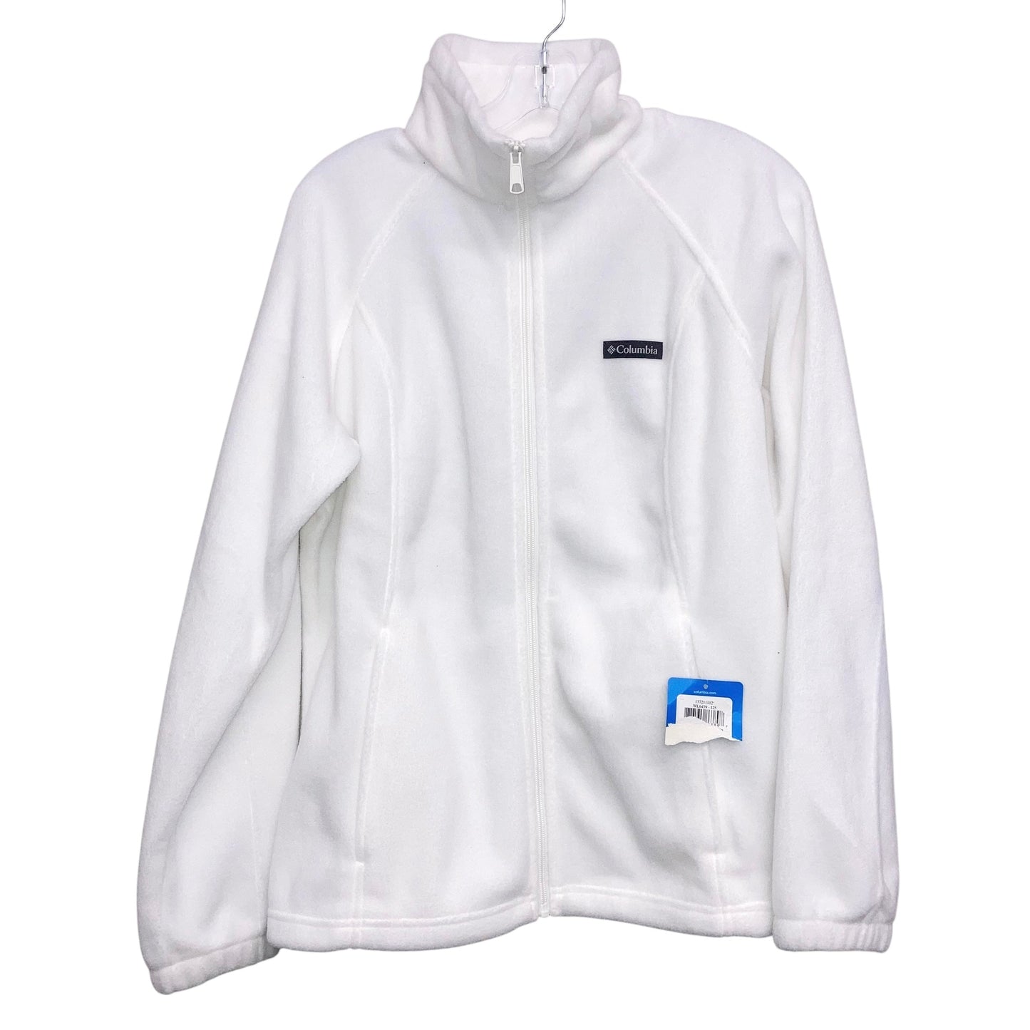 Jacket Fleece By Columbia In White, Size:L