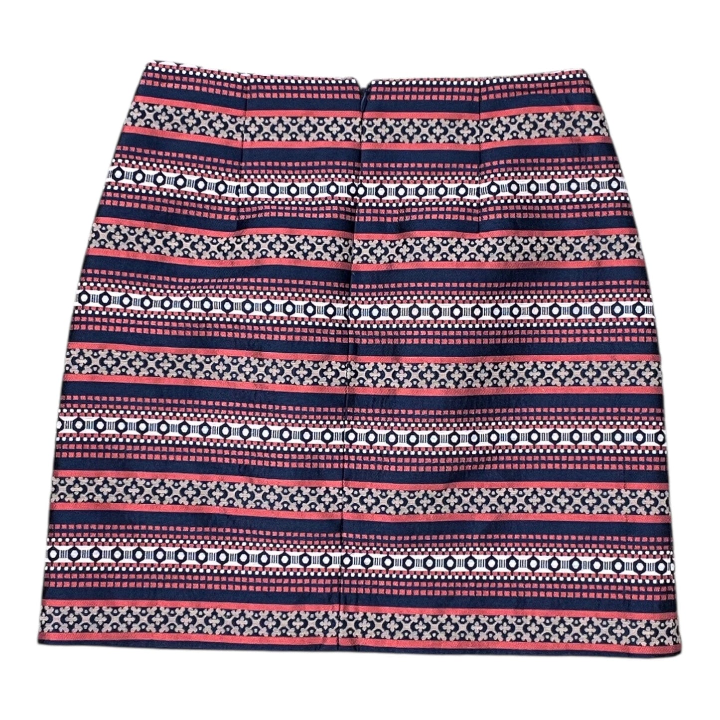 Skirt Midi By Loft In Blue & Orange, Size:0P