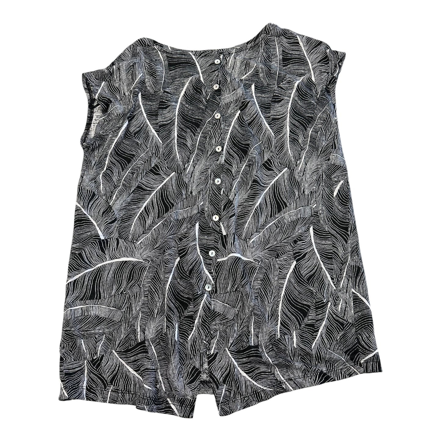 Top Ss By Tahari In Black & White, Size:M