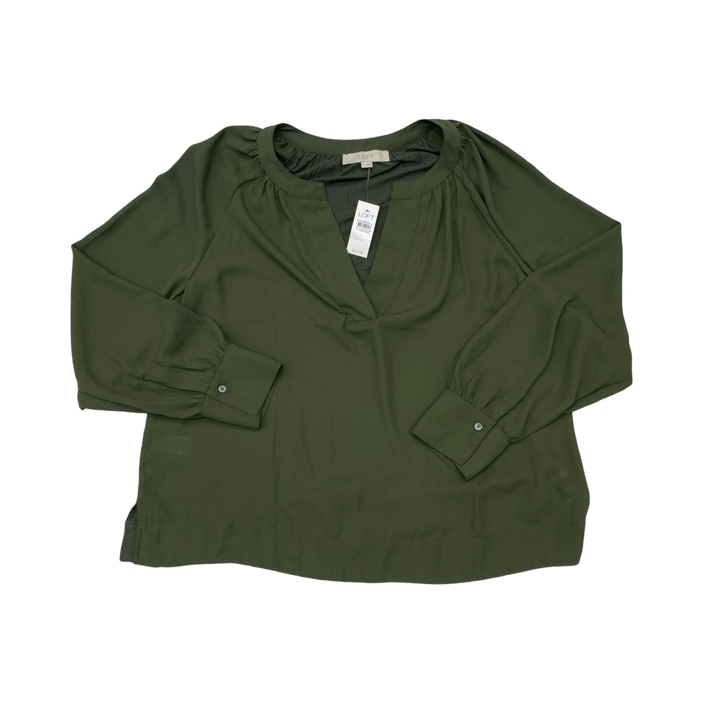 Top Ls By Loft In Green, Size:L