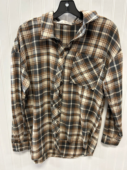Top Ls By Be Cool In Brown, Size:M