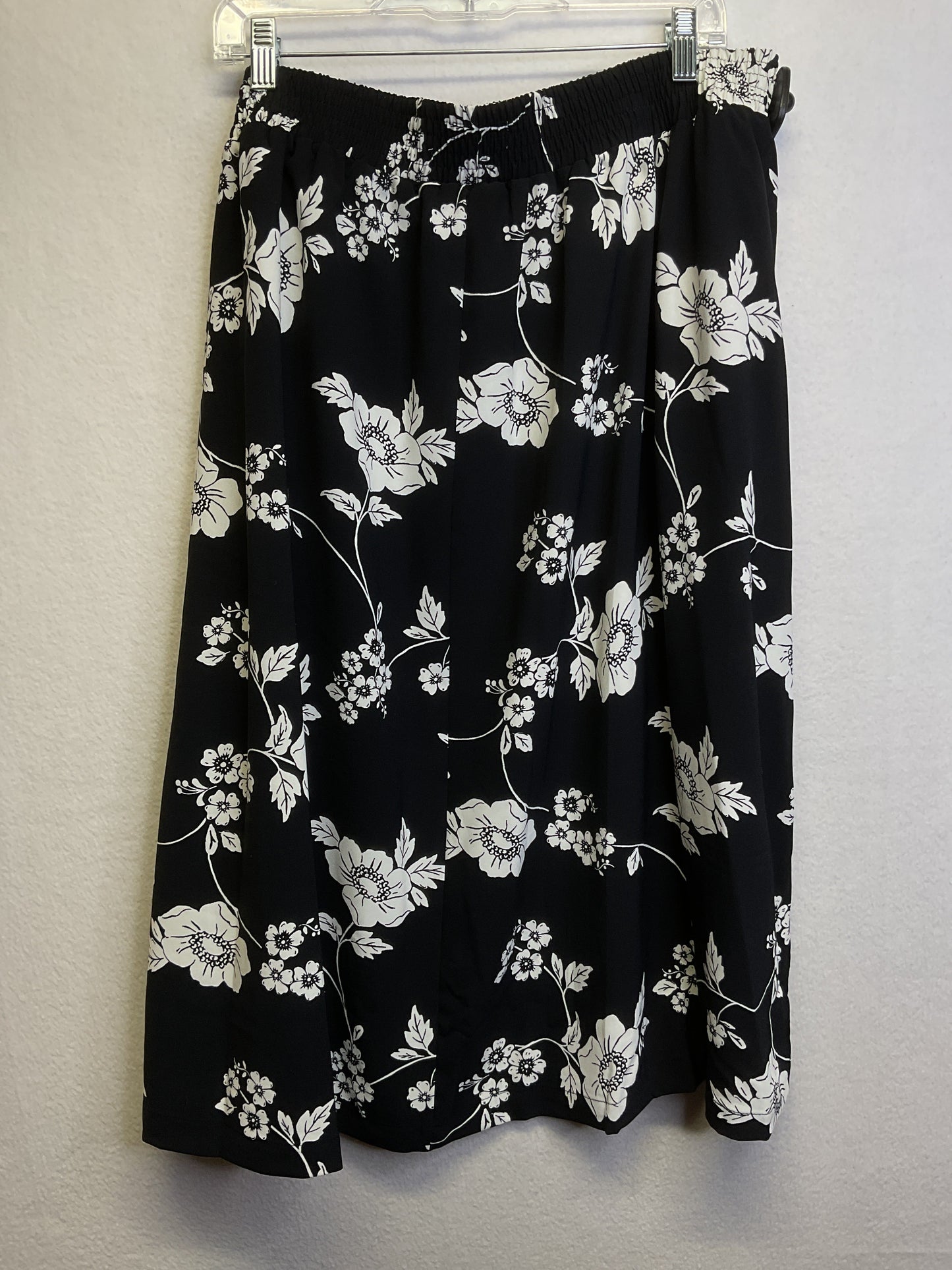 Skirt Midi By Croft And Barrow In Black & White, Size:Xl