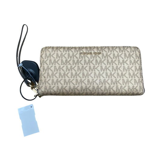 Wallet Designer By Michael Kors In Gold, Size:Large (8”x4”)