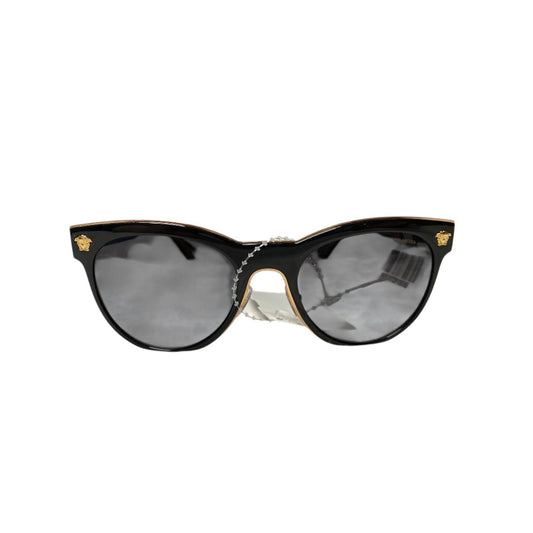 Sunglasses Luxury Designer By Versace In Black