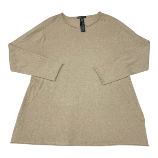 Sweater Designer By Eileen Fisher In Beige, Size:Sp