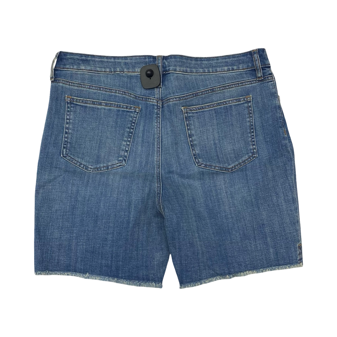 Shorts By Chicos In Blue Denim, Size:12