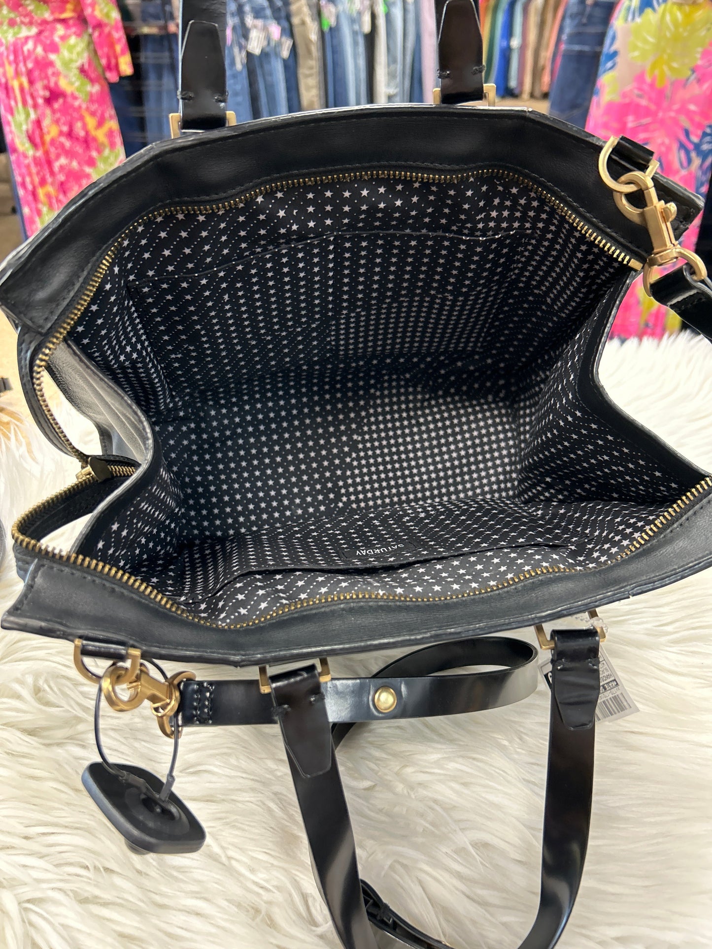 Handbag Designer By Kate Spade In Black, Size:Large