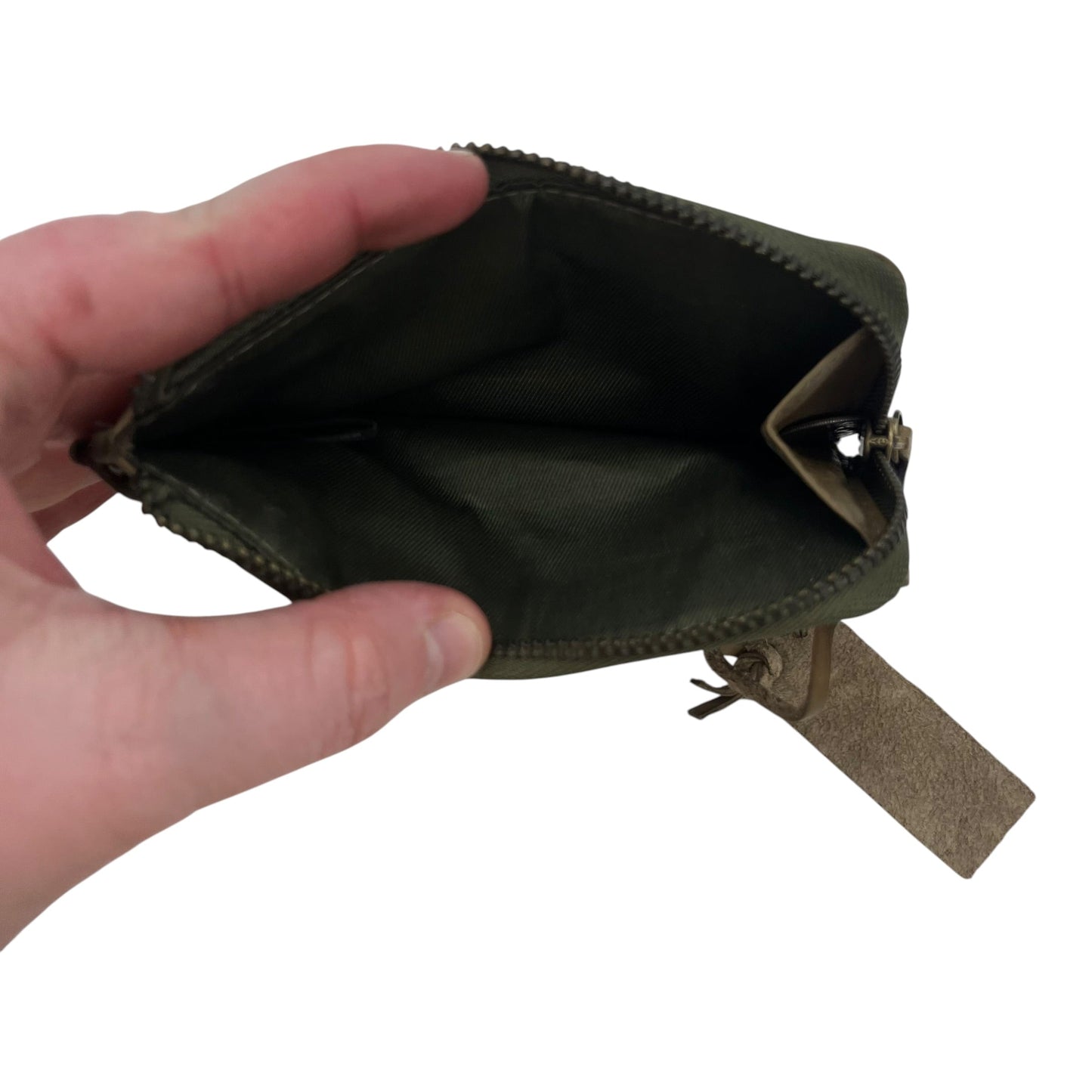 Wallet Leather By Clothes Mentor In Brown, Size:Small