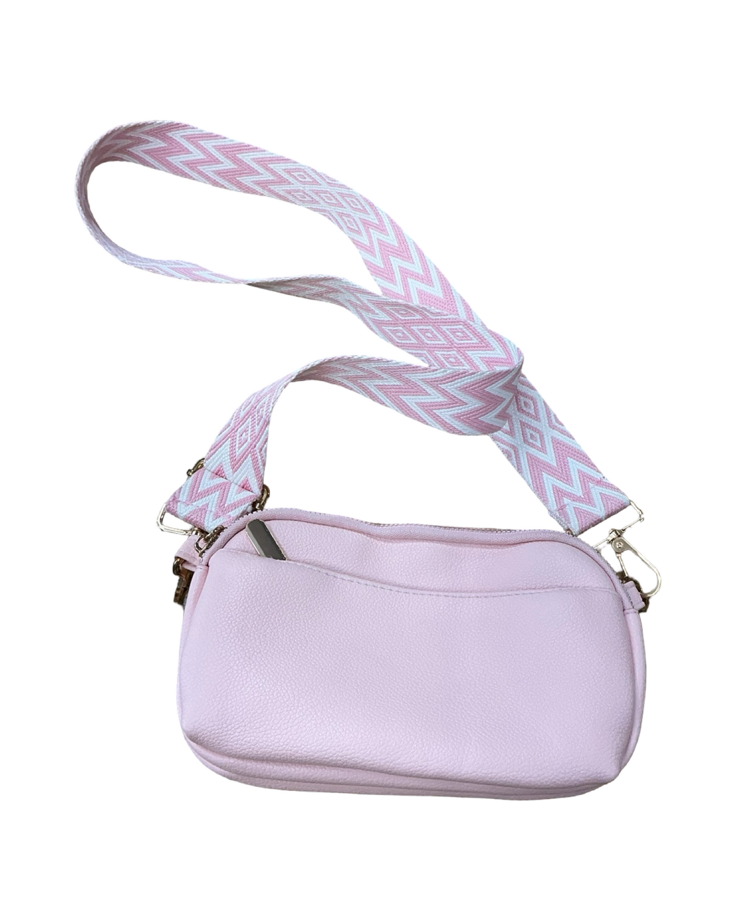 Crossbody By Clothes Mentor In Pink, Size:Small