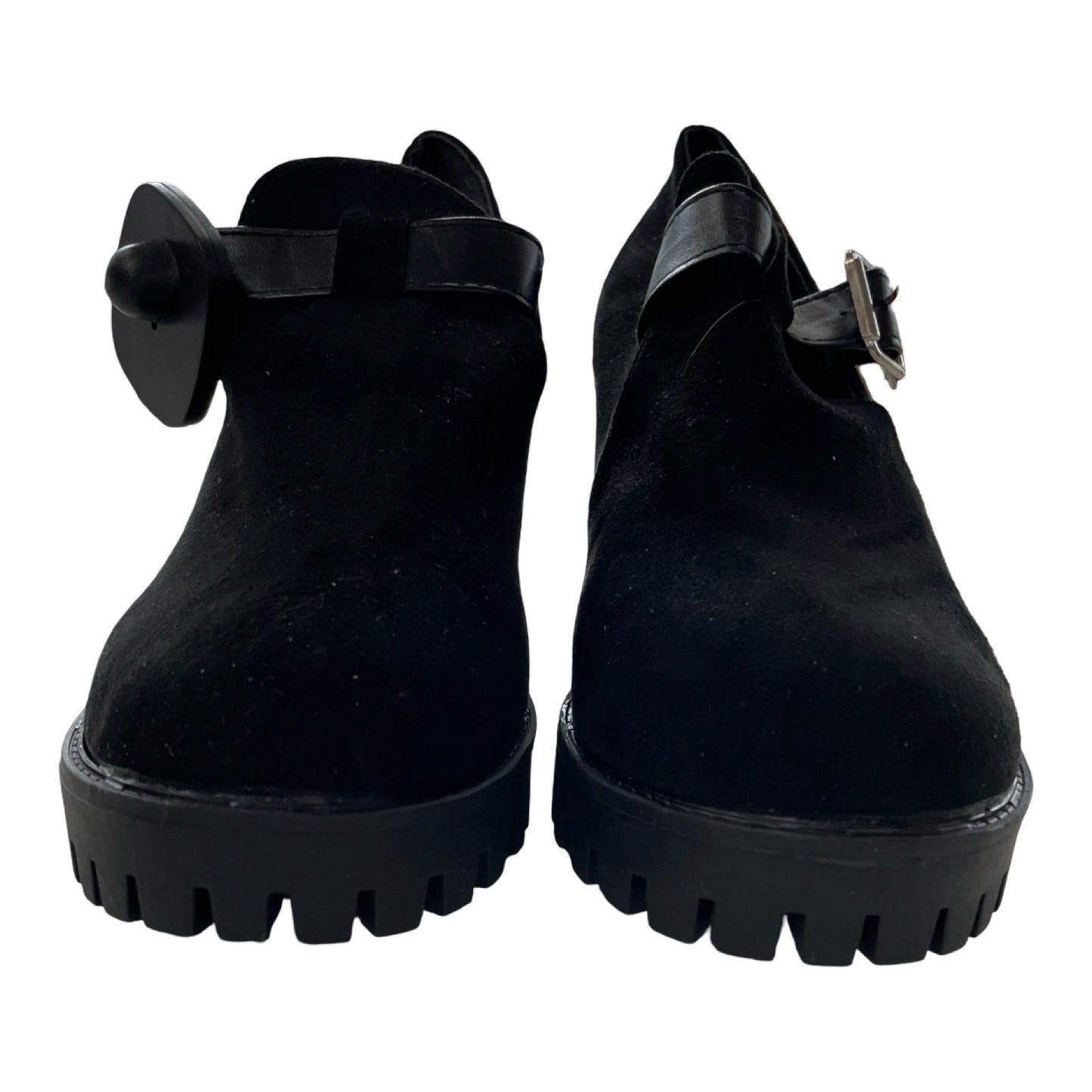 Shoes Heels Block By Clothes Mentor In Black, Size:9.5