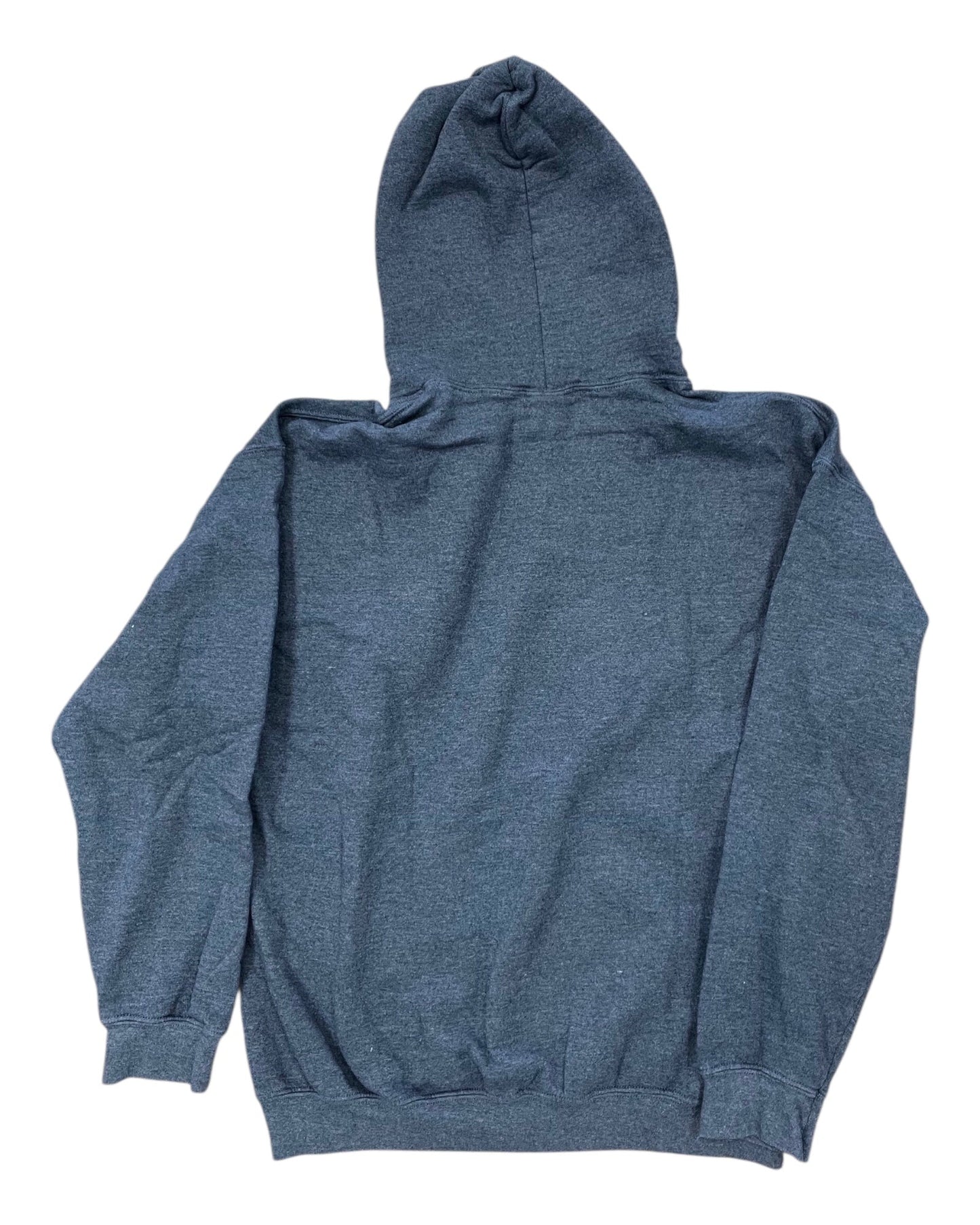 Sweatshirt Hoodie By Gildan In Grey, Size:L