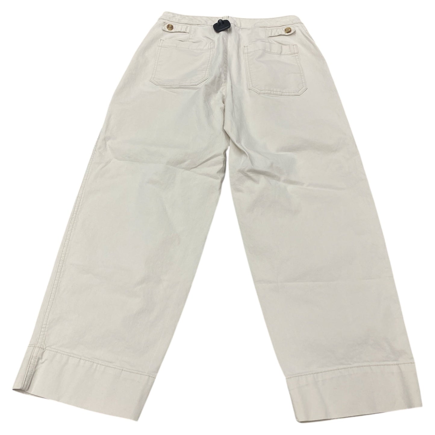 Pants Wide Leg By Banana Republic In Cream, Size:0