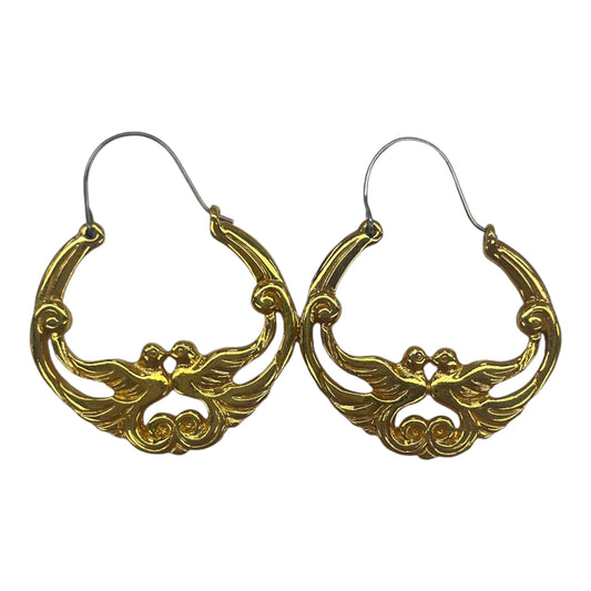 Earrings Hoop By Clothes Mentor In Gold